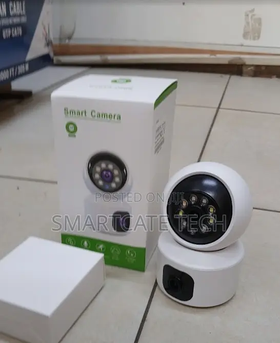 Dual Lens Indoor WiFi Nanny Camera (V380 Pro) - 1