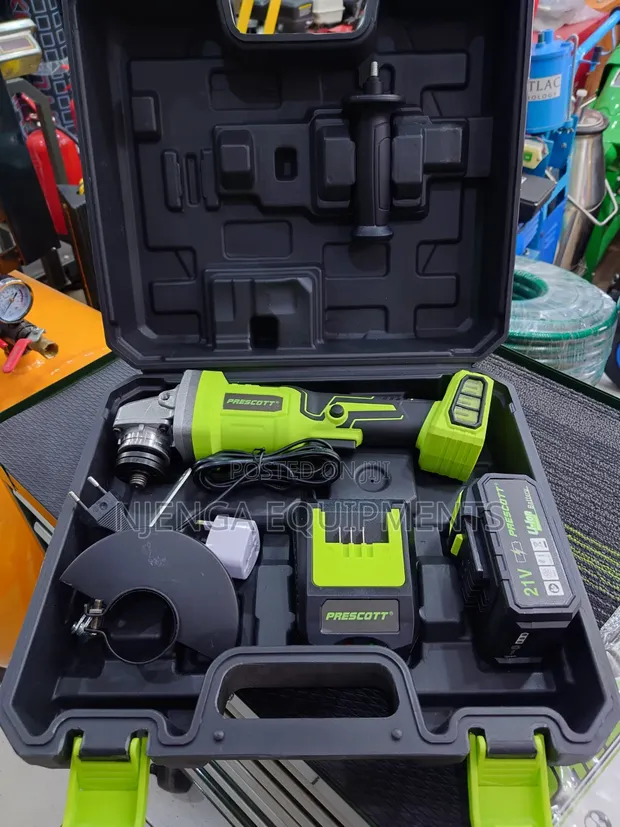 Prescott 21V Brushless Cordless Angle Grinder - 1