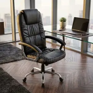 Executive Swivel Leather Office Chair