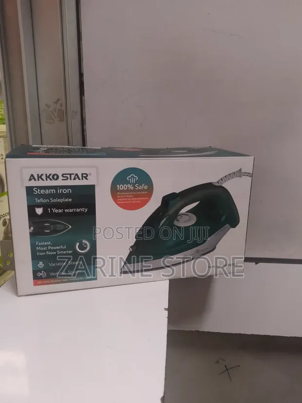 Akko Star Steam Iron - 1 Year Warranty - 1