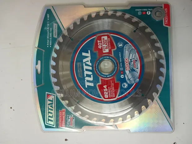 Total TCT Blade for Woodworking & Circular Saw (10") - 1