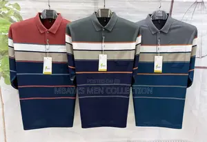 Men's Striped Polo Shirts - Smart Casual | Various Colours