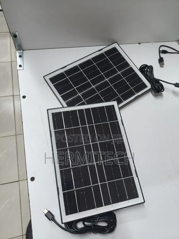 8W Solar CCTV Panel with Type-C Charging - 1