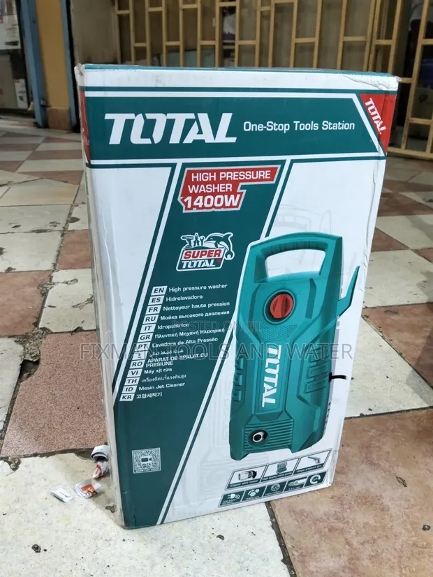 Total 1400W High Pressure Washer - Full Set - 1