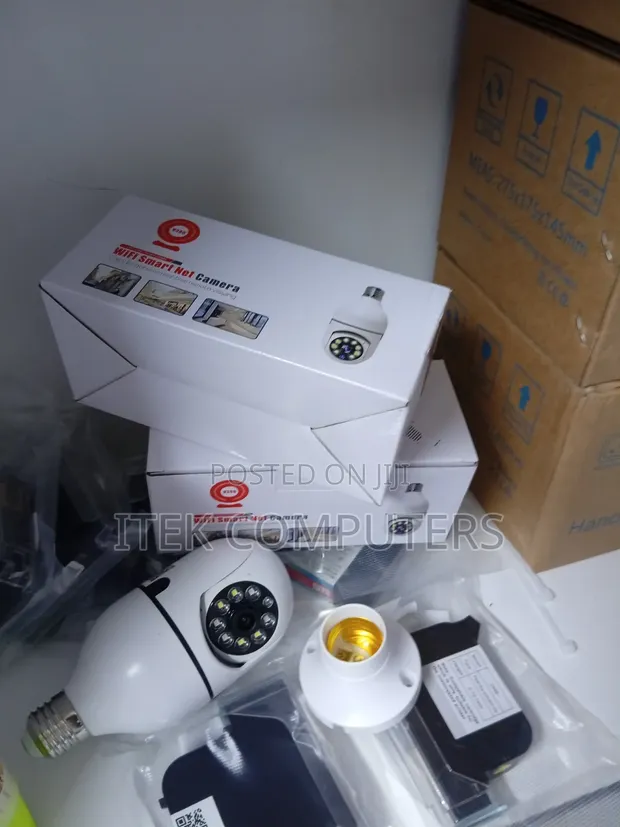 Kamera ya V380 Bulb CCTV kwa Usimamizi wa Nyumbani, Ofisi, Duka - 1