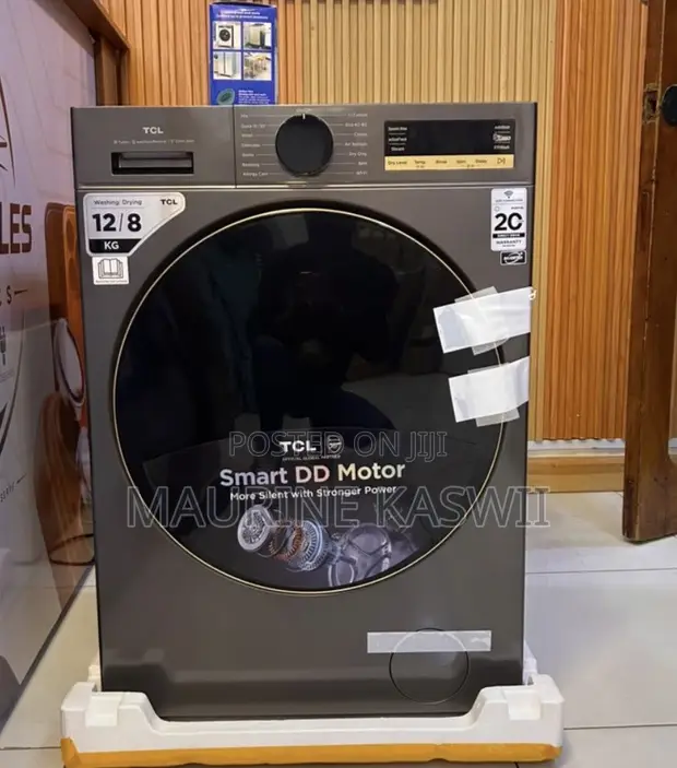 TCL 12/8 Kg Front Load Washer Dryer - 1