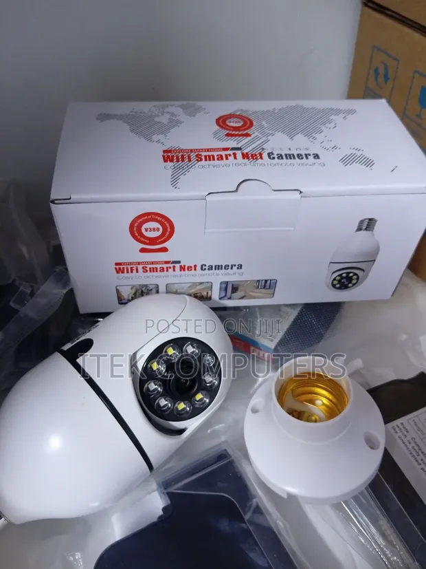 Kamera ya V380 Bulb CCTV kwa Usalama wa Mali - 1
