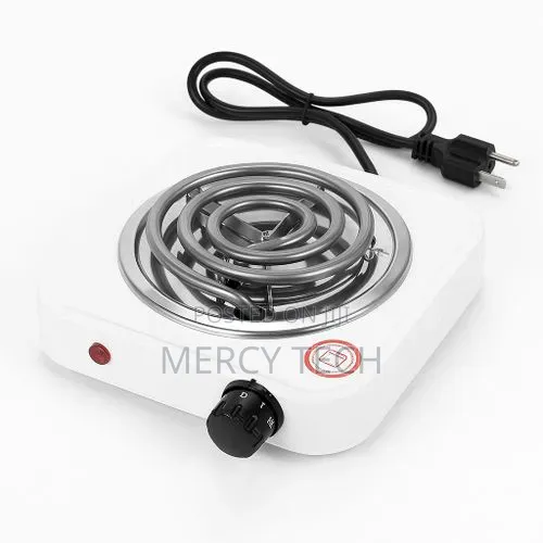 Ramtons RM/250 Single Spiral Plate Cooker (Silver) - 1