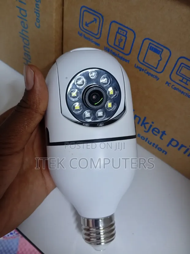 V380 Bulb CCTV Camera for Property Awareness - 1