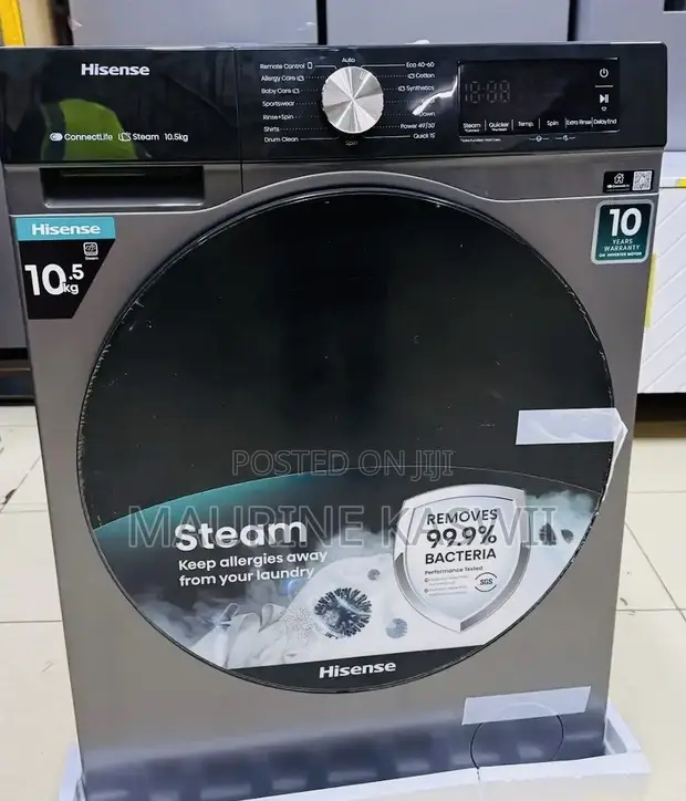 Hisense 10.5Kg Front Load Washing Machine WF3Q1043Bt - 1