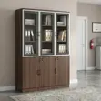 3-Door Office Filing & Storage Unit - Wood - 1