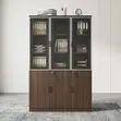 3-Door Office Filing & Storage Unit - Wood - 2
