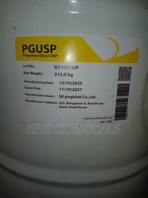 Food Grade Propylene Glycol (MPG) - Nairobi Industrial Area