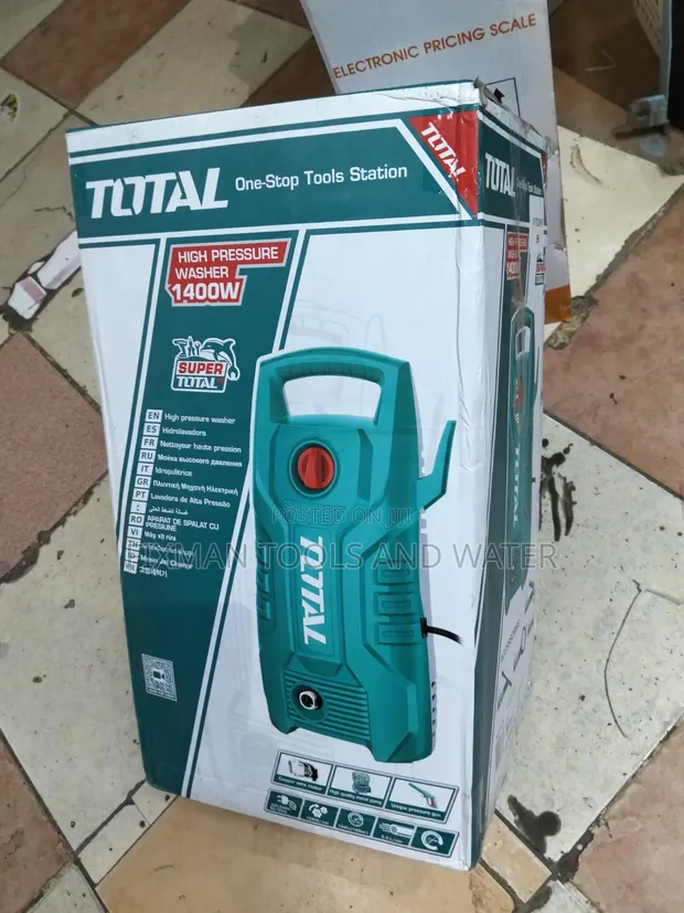 Total Electric Car Wash Machine 1400W - 1