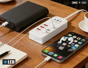 6-in-1 USB-C PD Wall Charger ya Kuchaji Haraka