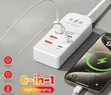 6-in-1 USB-C PD Wall Charger ya Kuchaji Haraka - 3