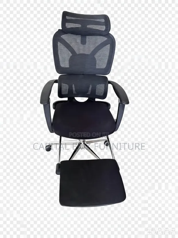 Brand New Orthopedic Office Chair with Headrest - 1