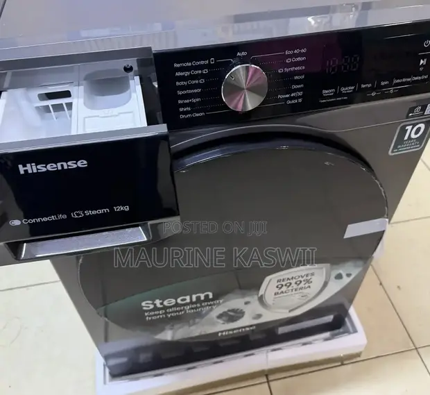 Hisense WFWY121VJMT 12kg Front Load Washing Machine - 1