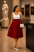Free Size Plain Colour Skirts - 4