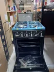 OLELON 50x55 Jiko la Kusimama - 3 Gas Burners, 1 Umeme - 1