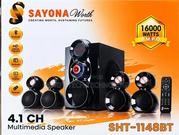 Sayona SHT-1148BT 4.1 Home Theater System - 1