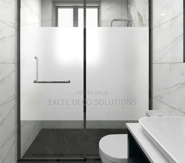 Excel Deco Frosted Privacy Film for Glass Partitions - 1