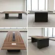 3000mm Board Meeting Table - Brown - 1