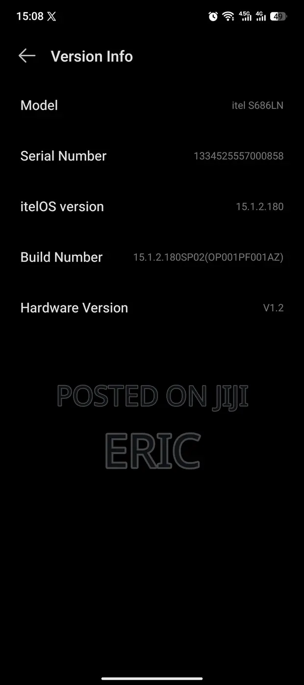 Itel S25 Ultra 128GB Gray - 1