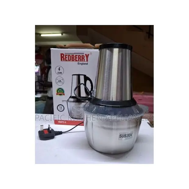 Redberry 2L Stainless Steel Electric Food Chopper - 1