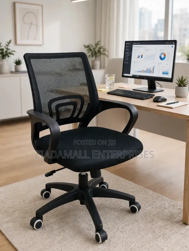 Secretarial Mesh Office Chair - 1
