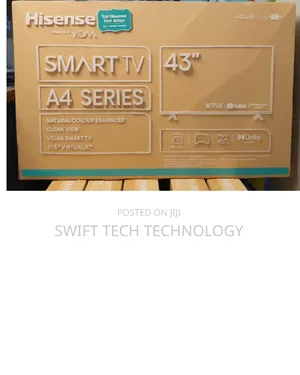 Hisense 43" A4 Smart TV, Frameless, Dolby Audio