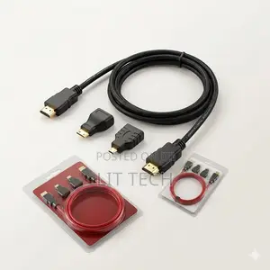 3-in-1 HDMI Cable 1.5m with Mini & Micro Adapters
