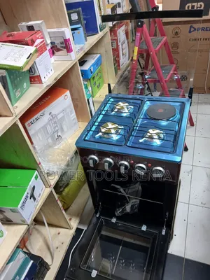 Jiko la Premier la Gesi 3 + Umeme 1 na Oven