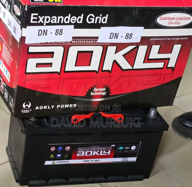 AOKLY Car Battery N70 - Maintenance-Free - 1