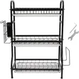 Heavy Duty Executive 3-Tier Dish Rack (Box ya Vipande 10) - 2