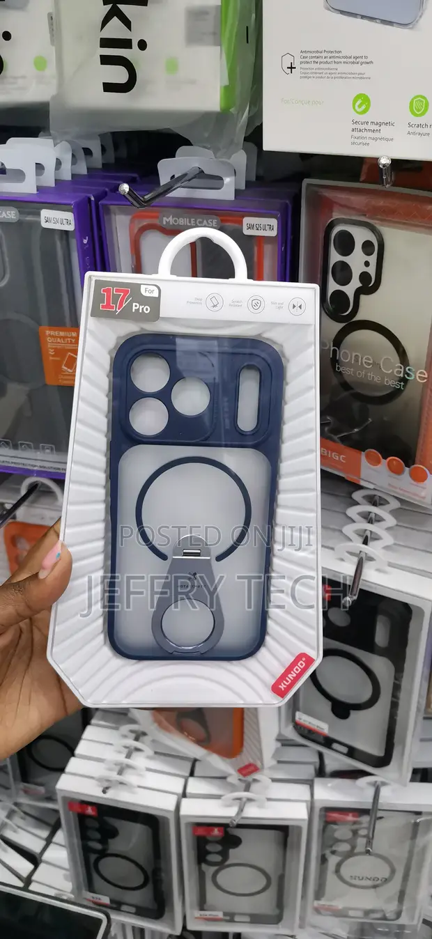 XUNDD KOKO Series Magnetic Ring Stand Case for iPhone 17 Pro - 1