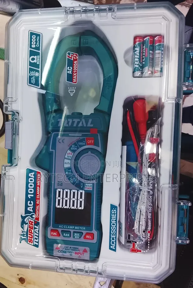 Total Digital AC Clamp Meter 1000A - 1