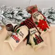 Kifuniko cha Chupa ya Mvinyo cha Krismasi - 28x15cm - 3