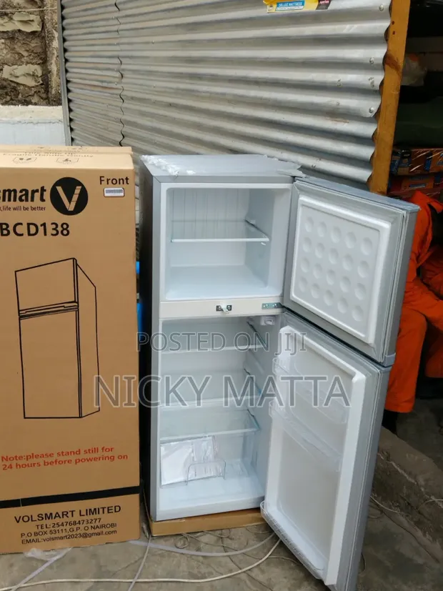 Volsmart 138L Double Door Fridge - Energy Saving - 1