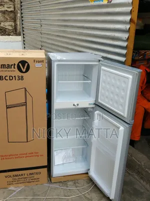 Volsmart 138L Fridge Mlango Mbili - Huokoa Nishati