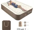 Inflatable Double Bed with Rechargeable Pump & Pillows - 1