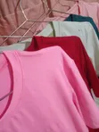 T-Shirt Nzuri ya Roundneck kwa Wote - 3