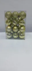 24pcs Christmas Balls - Tree Ornaments - 3