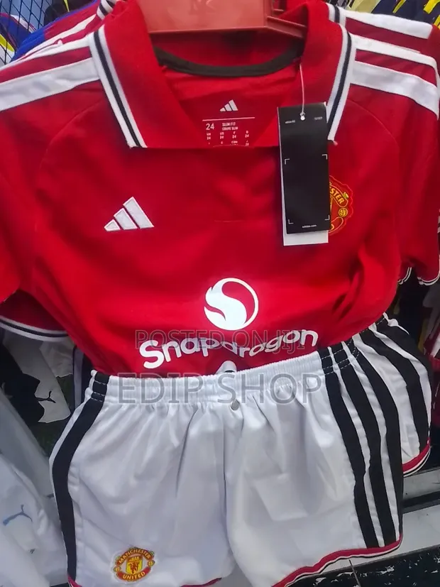 Kids Manchester United Home Jersey - 1
