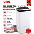 VON 9KG Semi-Automatic Single Tub Washing Machine - 1