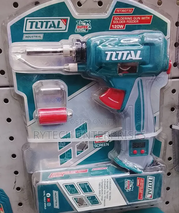 Total Electric Soldering Gun yenye Solder Feeder - 1