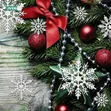 Seti ya Mapambo ya Snowflake (3pcs) - 5