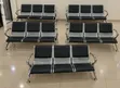 Premium 3-Seater Waiting Bench - Modern Reception - 1