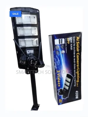 AI Solar Camera na Mwanga (2-in-1)