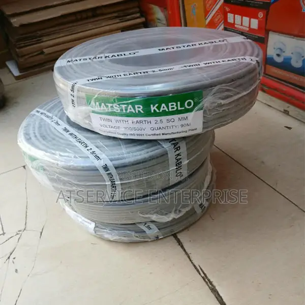 MASTAR Electrical Twin With Earth Cable 90m - 300/500V, 2.5 SQ MM - 1